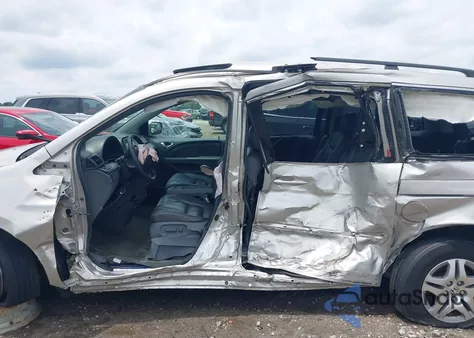 2005 Honda Odyssey Ex-L из США, поврежденный, VIN 5FNRL38615B408105